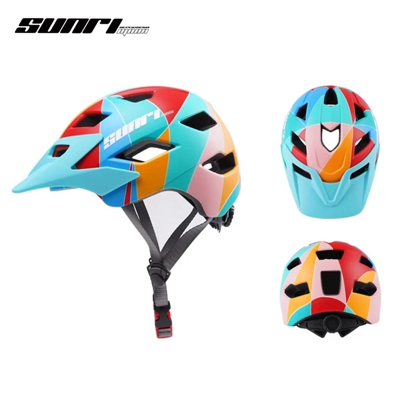 

SUNRIMOON Children Teenagers Cycling Helmet Sliding Scooter Balance MTB Bicycle Helmet Kids Outdoor Sports Safety helmet