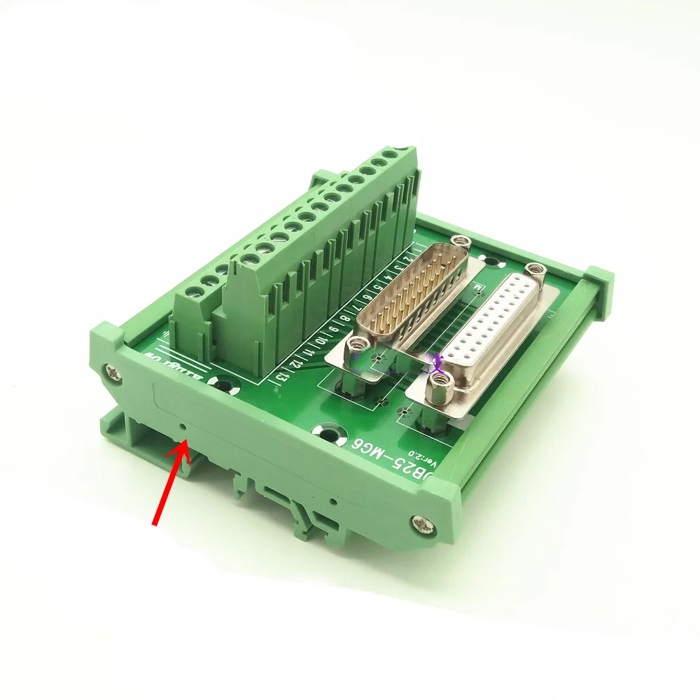 25 pin DB25 25Pin D-SUB Female Male signals Terminal PCB Breakout Module box Adapter Connector with bracket