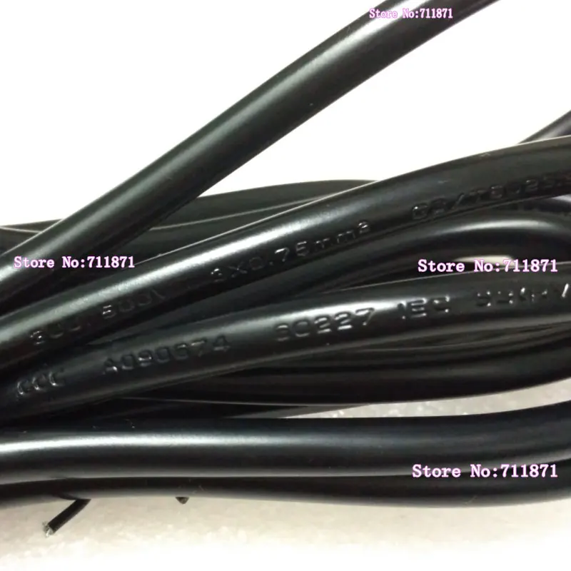 Di Rame Puro 3X0.75 Mm Piazza 3Pin C13 Cavo di Alimentazione 3 P Spina Maschio Iec 320 C13 di Alimentazione Femmina cavo Linea di C13 3Pin Cavo Della Linea di Alimentazione Filo