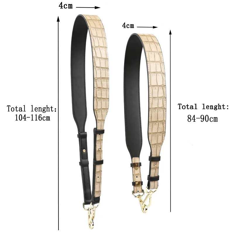 Replaceable Accessories for Handbags Adjustable Leather Handles for Bag DIY Strap for Shoulder Bag Dropshipping