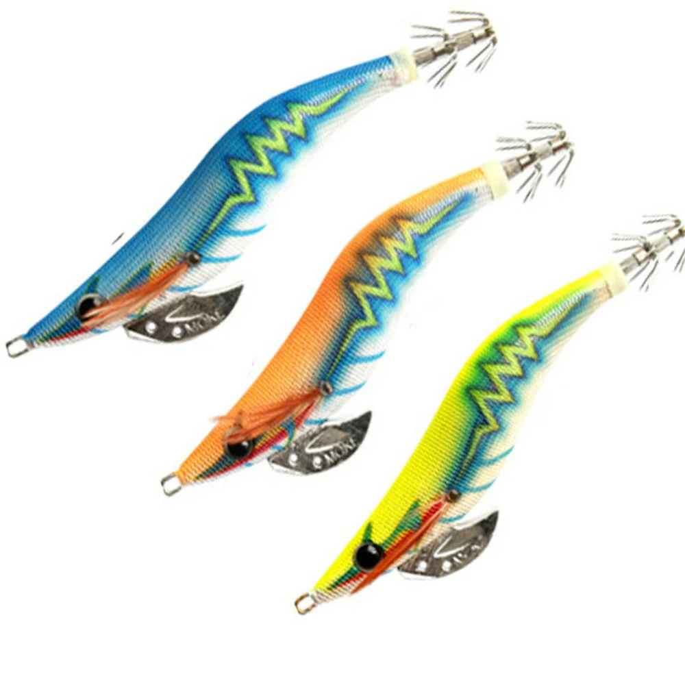 Squid Jig, 3.0, 3.5, 2.5,Multi-Color Luminous Shrimp Bait, Offshore Angling, Hard Fishing Lure, Octopus Bait, 3Pcs