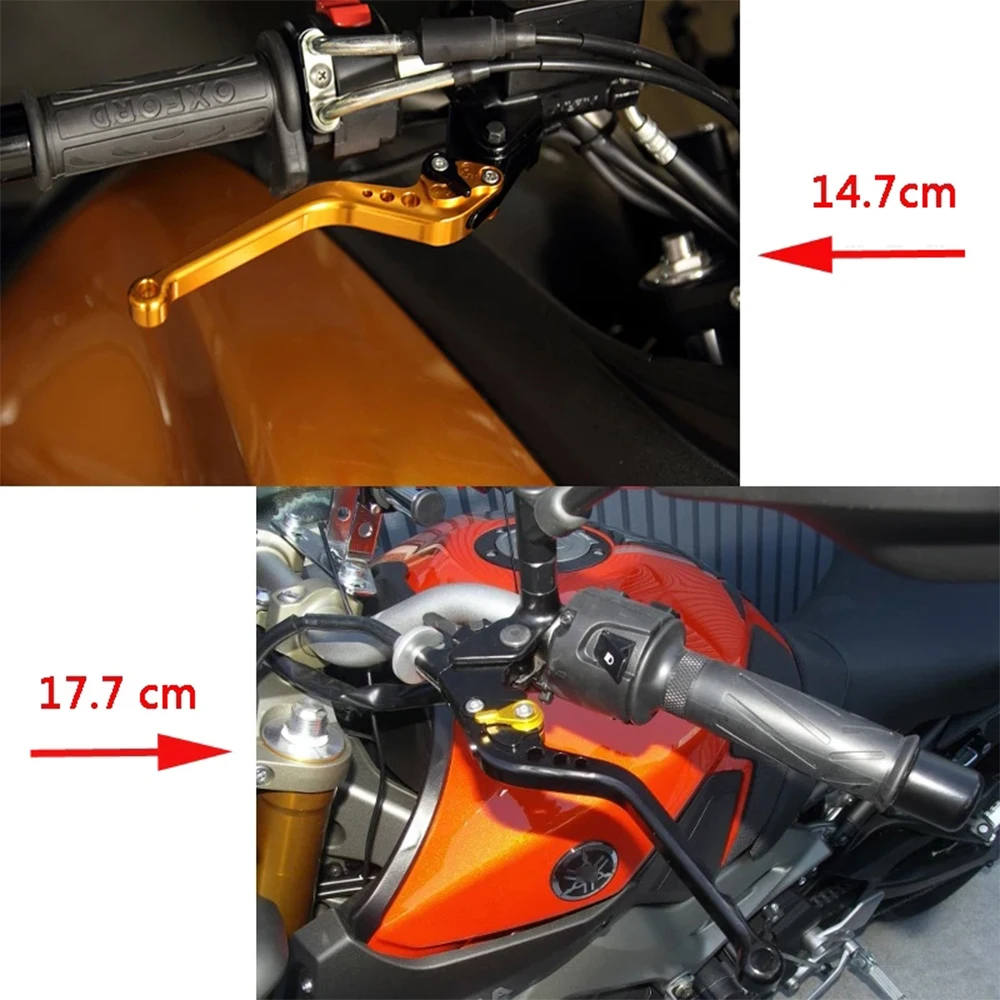 For kawasaki ER6N ER 6N ER6 N NINJA 650R ER-6F 2009-2016 2015 CNC Aluminum Motorcycle Brakes Clutch Lever Handle Accessories