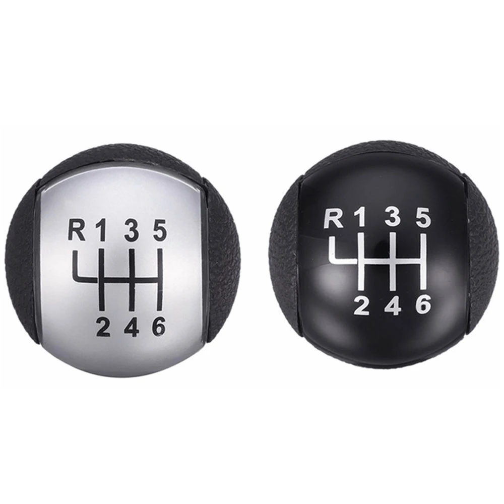 5 6 Speed MT Car Gear Shift Knob for Ford Focus Mondeo MK3 S-MAX C-MAX Mustang Galaxy Fiesta MK6 Hand Ball Accessory