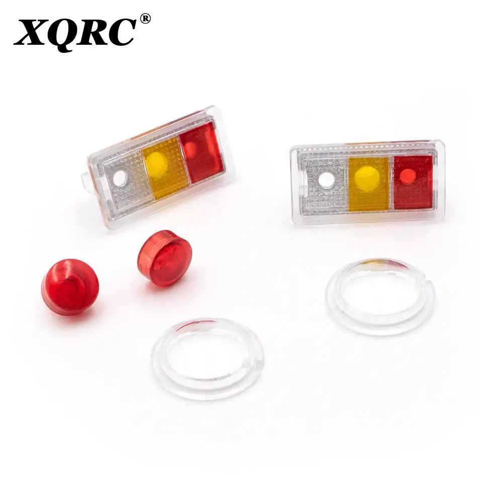 KYX Front and rear lamp cups and front and rear lamp covers for 1:10 RC track axial jeep