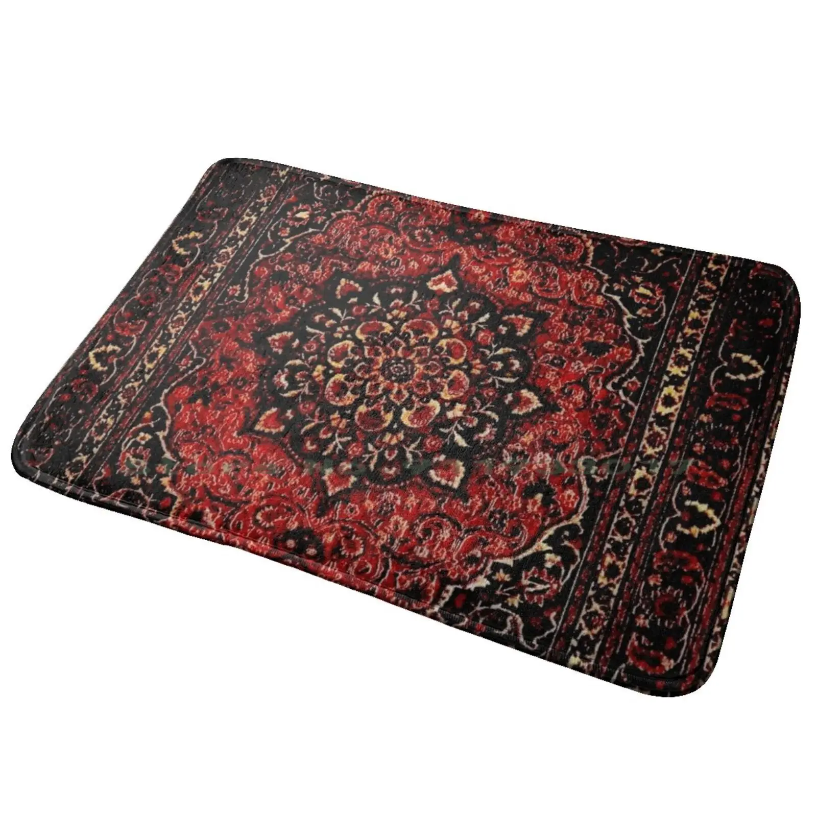 Persian Carpet Look In Rose Entrance Door Mat Bath Mat Rug Persian Carpet Look Rose Tinted Field Rug Classic Decorating Style