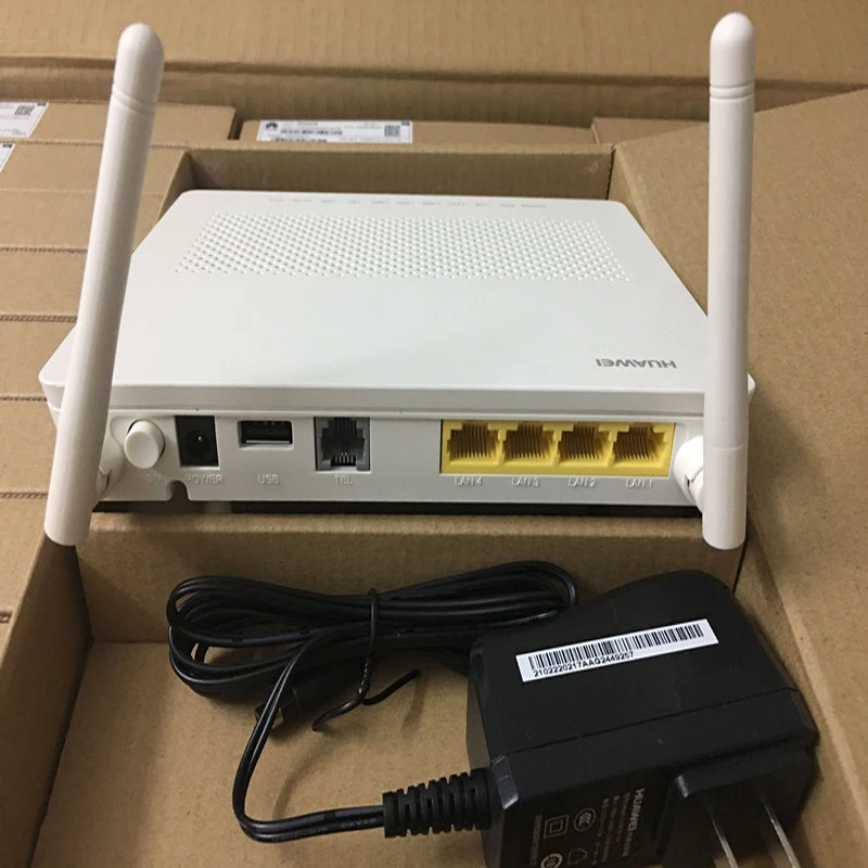 

original HG8546M Gpon Ont ONU FTTH 1GE+3FE+USB+ wifi With modem EU plugs SC UPC interface English Firmware