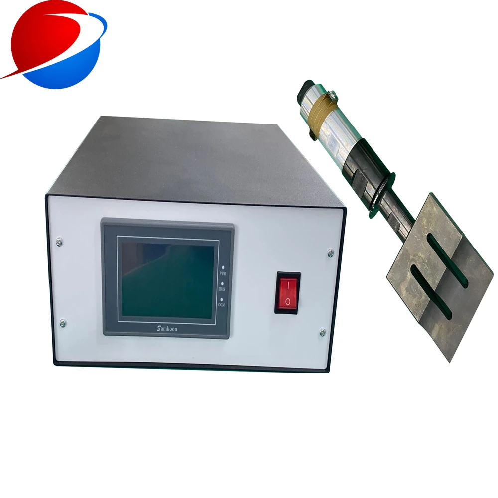 20K 1500Wอัลตราโซนิกเครื่องเชื่อมมาสก์เครื่องกำเนิดไฟฟ้าTransducer ConverterและHorn