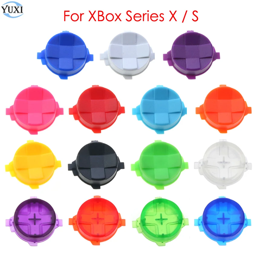 

YuXi Plastic D-Pad Button Replacement Repair Part For Xbox Series X S Controller Dpad Arrow Key Cross Direction Buttons