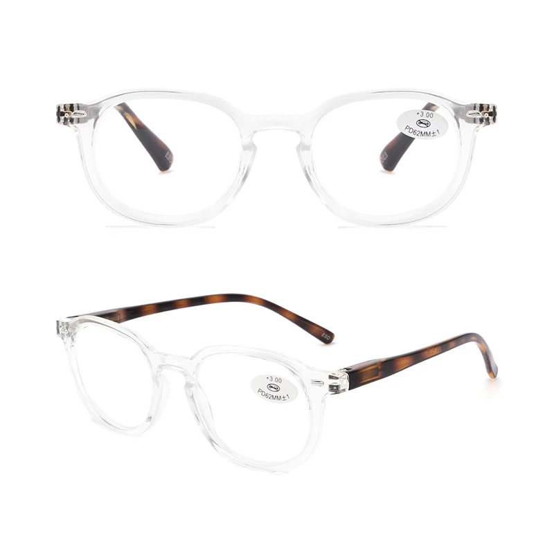 Eso Vision Fashion Reading Glasses For Man And Woman Square in high quality Mom and Dad\'s  Gift  For Sale Tortoise Clear 195123