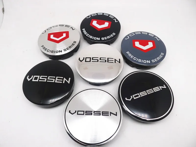 4pcs 56mm Vossen Car Wheel Center Hub Cap Cover Emblem Badge Sticker Hub Auto Styling