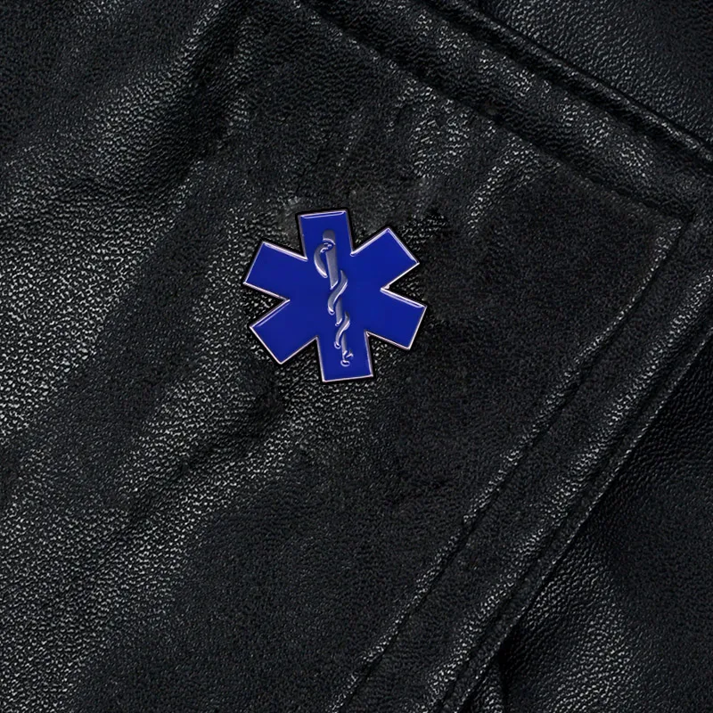 Star of Life EMS EMT Paramedic pins beautiful way to show support for those emergency medical profession