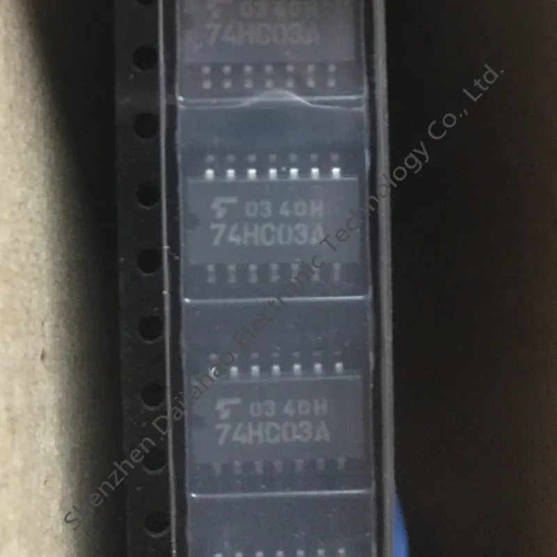 10 buah/lot chip ic 7474hc03a SOP14 dalam persediaan