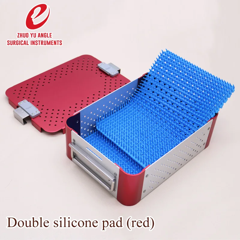 Surgical high temperature and high pressure disinfection equipment storage box for aluminum alloy surgical instruments