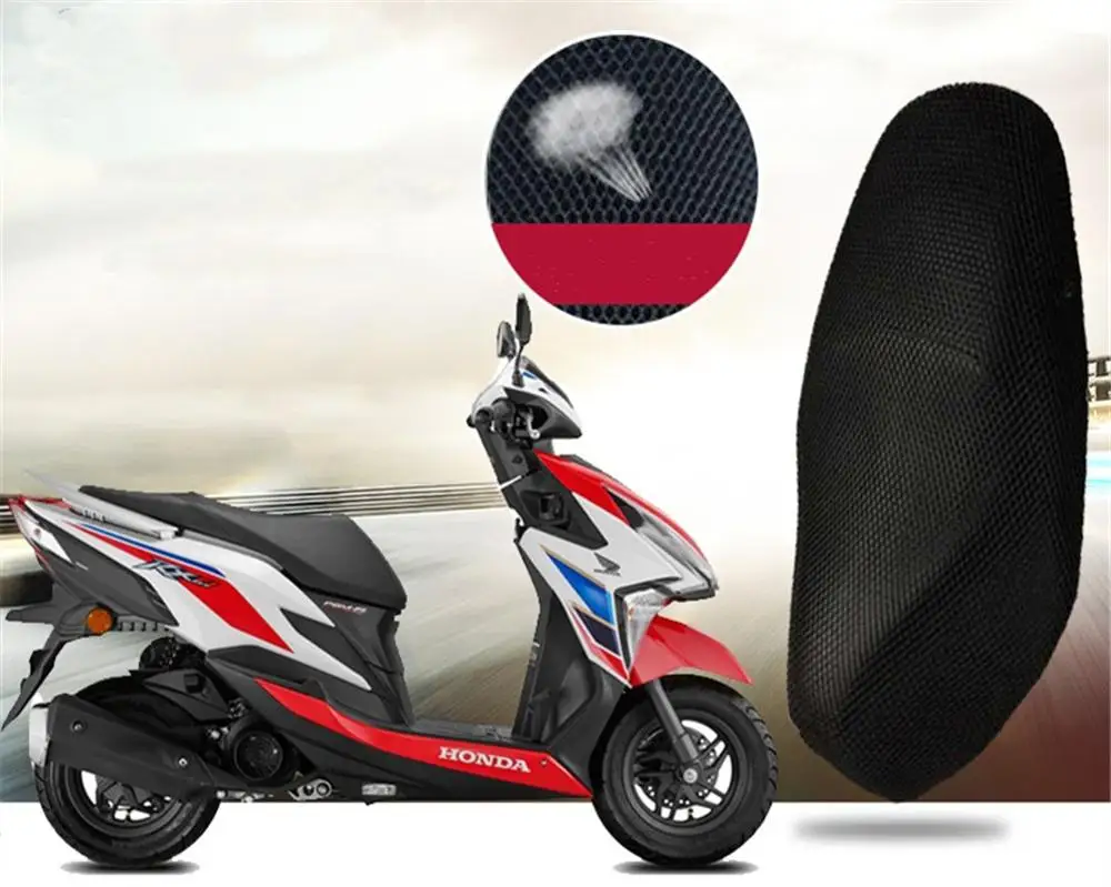 Rally Bike Motorcycle Mesh Seat Cover Cushion Pad Guard Insulation Breathable Sun-proof Net For Honda RX125 RX 125