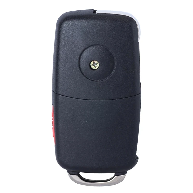 KEYECU Flip Remote Car Key With 3+1 4 Buttons 315MHz ID46 Chip for Volkswagen Touareg 2004 05 06 07 08 2009 2010 Fob KR55WK45022