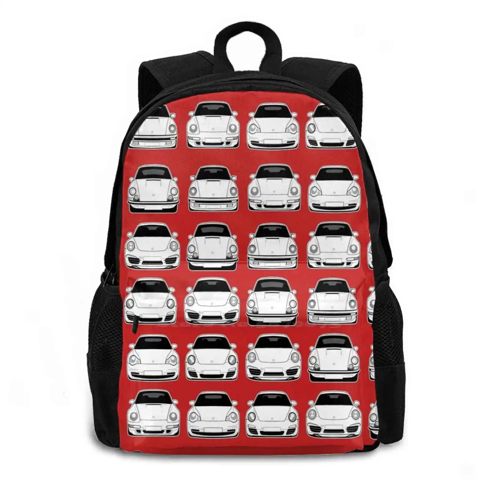 Neunelfers Travel Laptop Bagpack School Bags Cars Car Nine Eleven Neunelfer German 356 Boxster 996 964 997 Turbo 993 991