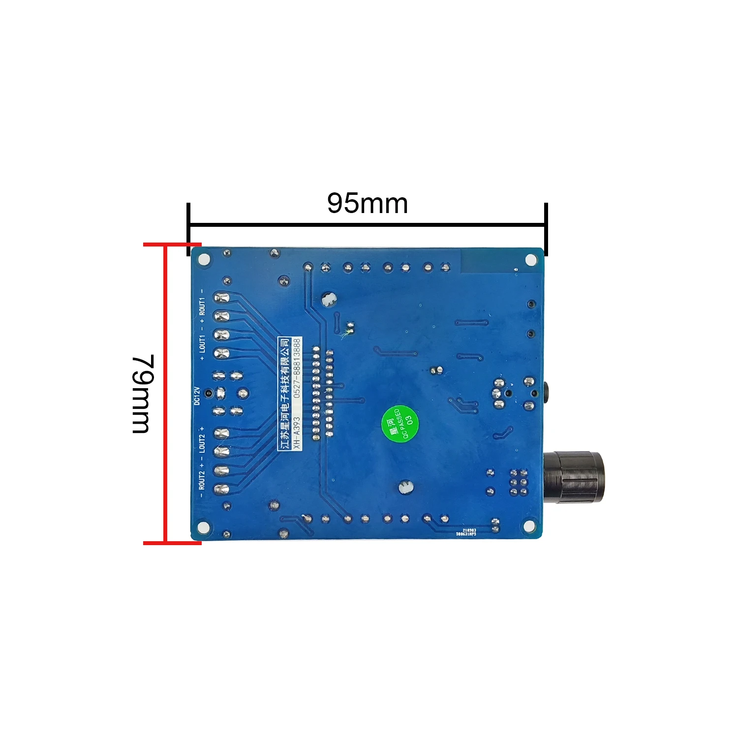 GHXAMP TDA7388 original imported 50W*4 Car audio modified Bluetooth digital power amplifier board TF AUX DC12-18V