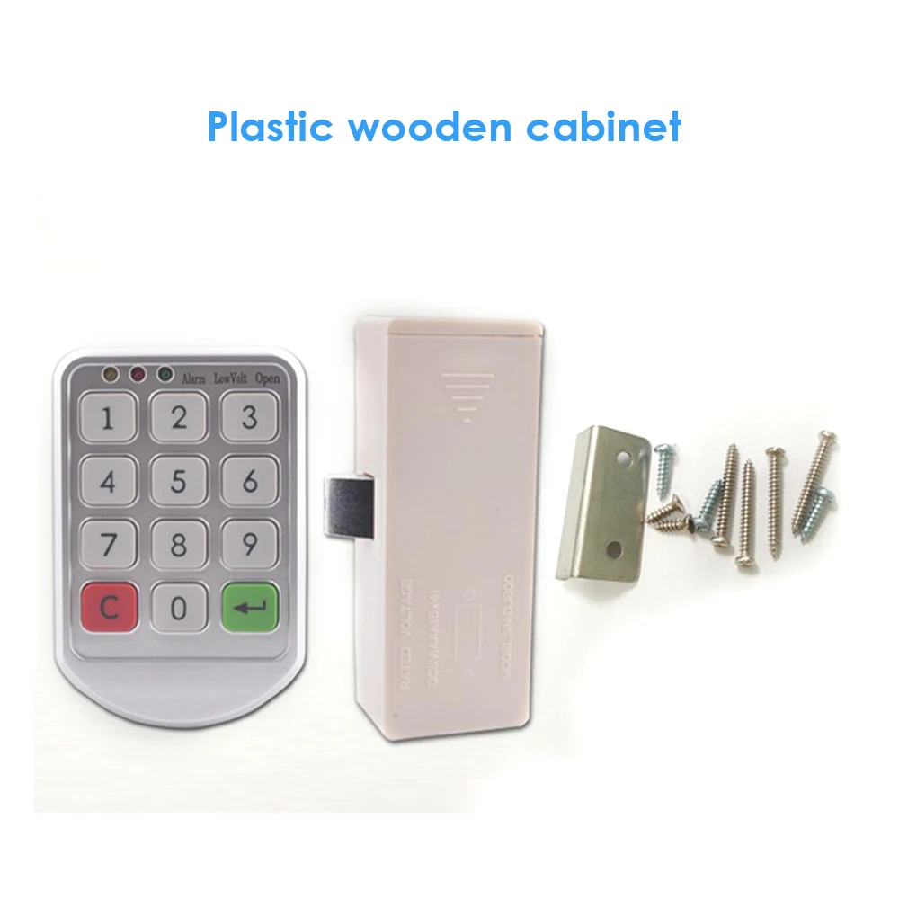 Locker Lock Password Electronic Cupboard Keypad Lock Electromagnetic Lock For Cabinet Lock Drawer Door Storage latch Lock