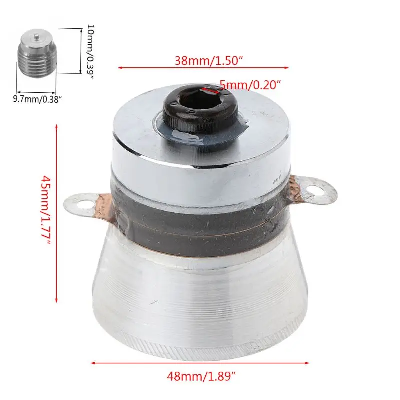 2021 New 60W 40KHz Ultrasonic Piezoelectric Cleaning Transducer Cleaner High Performance