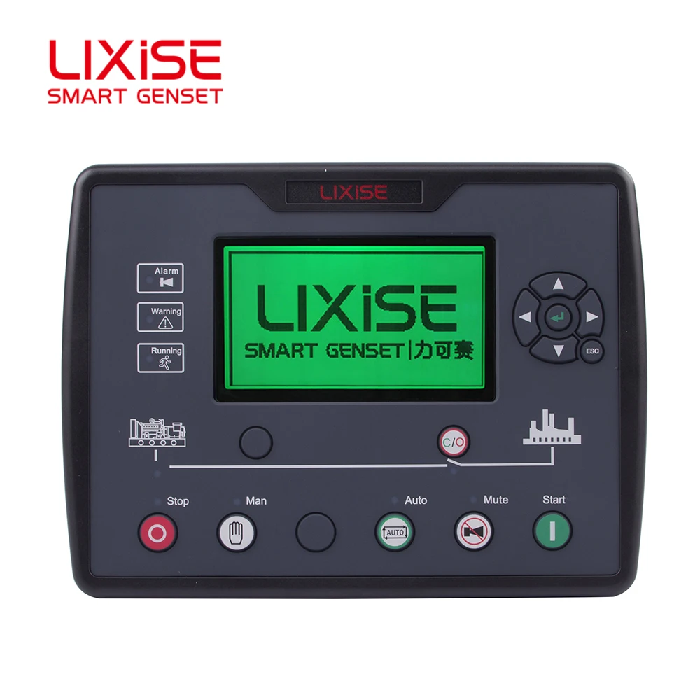 

LIXiSE LXC6110N LXC6120N AMF Diesel Generator Set Controller Module LCD Auto Start Control Panel Genset Parts Cuircuit Board