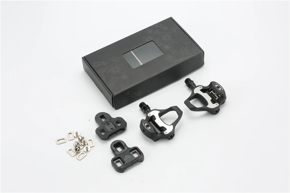 Road Bike Pedal Ultralight Alloy Cycling self-locking Pedal clipless with cleats Compatible For LOOK KEO Bike Accessories