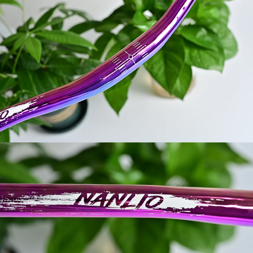 Nanlio Rise Swallow Shaped Mountain Bike Aluminum Alloy bicycle handlebar 31.8*780MM MTB bike parts Steering Wheel For Bicycle