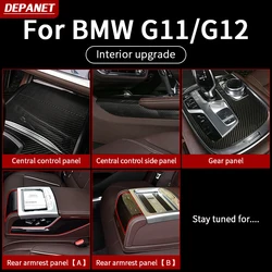 carbon fiber trim for BMW G11 G12 7 series 2017-2021 door panel outlet Multimedia interior accessories