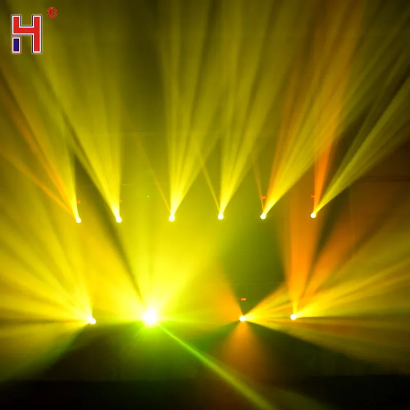 HongYi DJ Lights LED 60W Moving Head Light With 3 Face Prism Rotating Disco Effect For Home Party Nightclub Bar