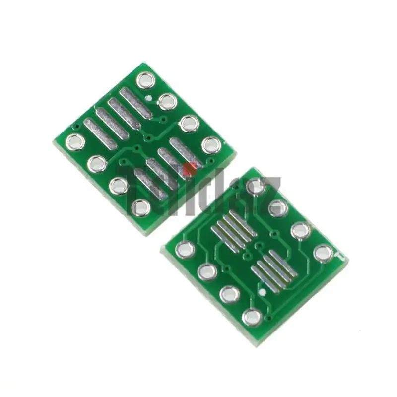 10pcs Lead-free PCB adapter board IC SMD to DIP so/msop/tssop/soic/sop8 to dip8 wide body narrow body 8pin