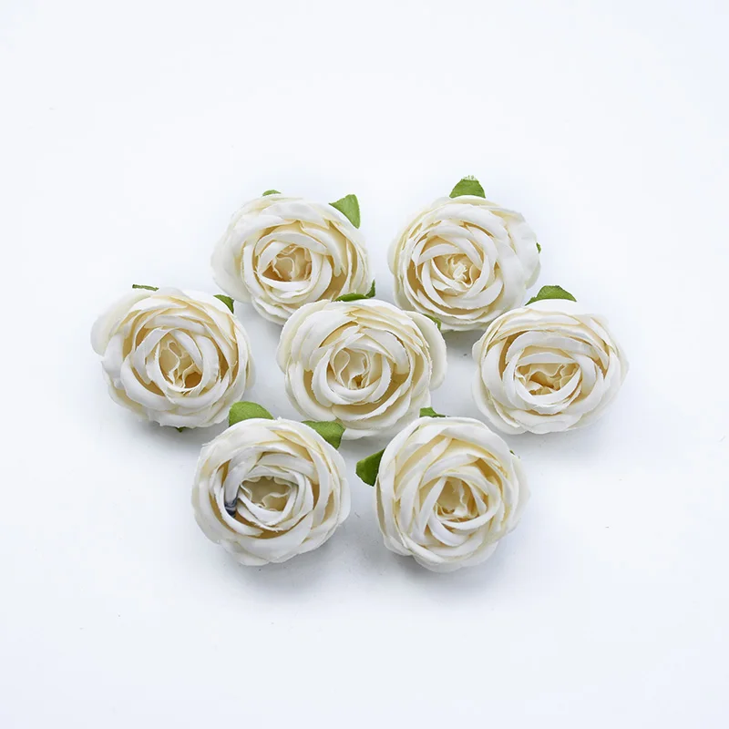 50/100 Stück Künstliche Blumen Seidenrosen Knospen DIY Geschenke Süßigkeitenbox Festival Dekoration Heimzimmer Hochzeit Brautaccessoires Ausverkauf – Detail 20