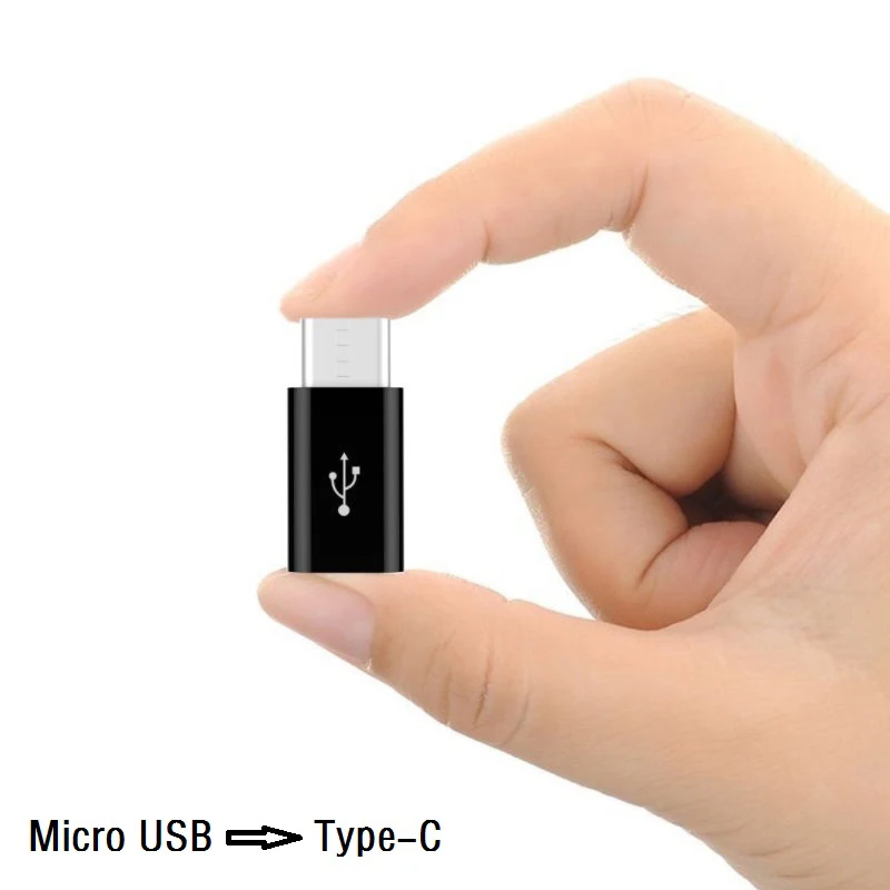 Exquisite Small Micro Usb Male To Type-c Female Microusb To Type C Convenient General Converter Adapter for Huawei Samsung