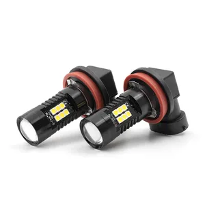 2 chiếc CANBUS Trắng Không có lỗi H8 H11 Đèn sương mù LED cho 09-17 VW Volkswagen Polo MK5 GTI Hatch 6R 61 61 Đèn LED LED Đèn lái 10 Bán hàng chính VW Polo 6R Farol - №6