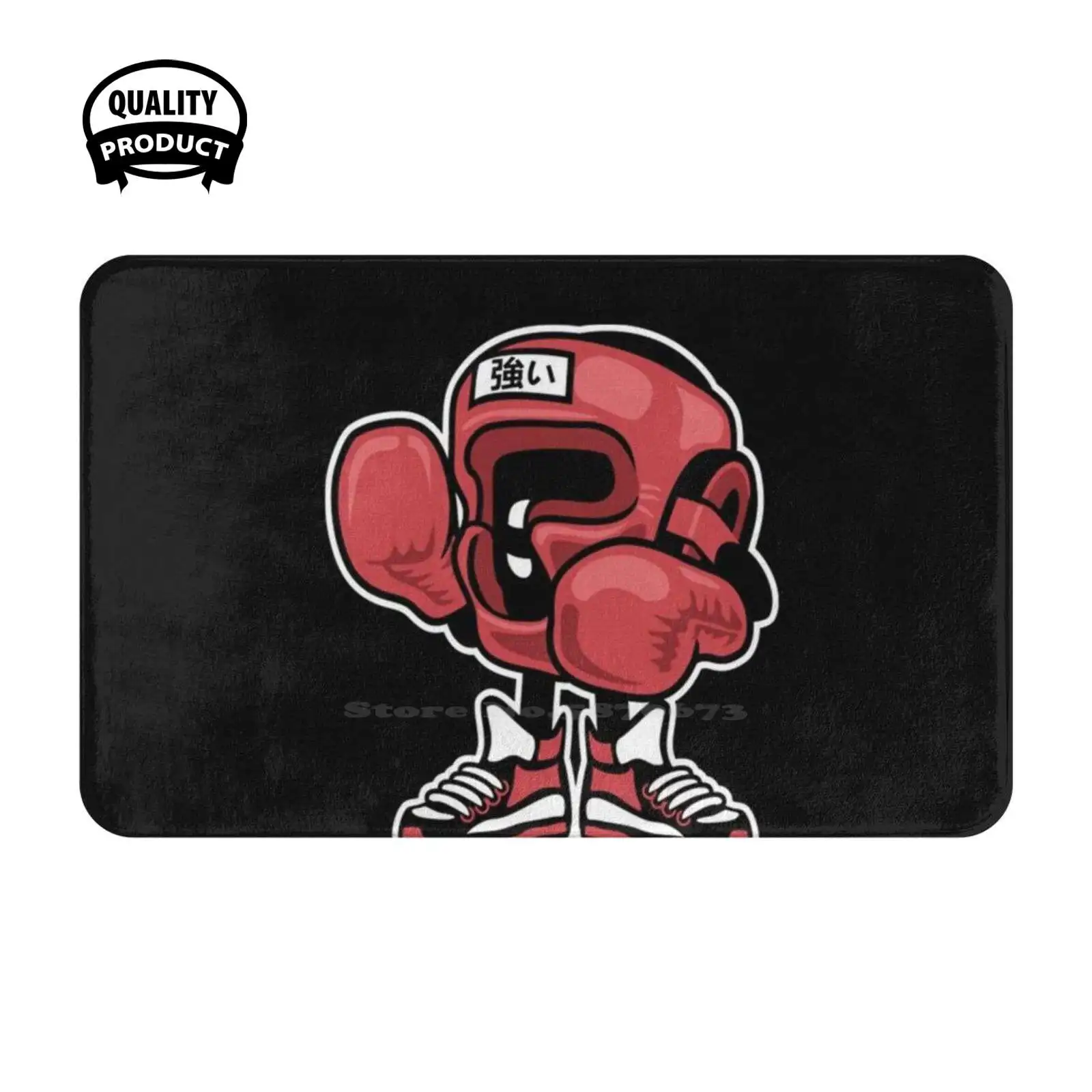 Funny Boxing Glove Cartoon Boxing - Soft Cushion Home Carpet Door Mat Car Rug Games Stars Bros Melee Falco Gaming Repeat Funny