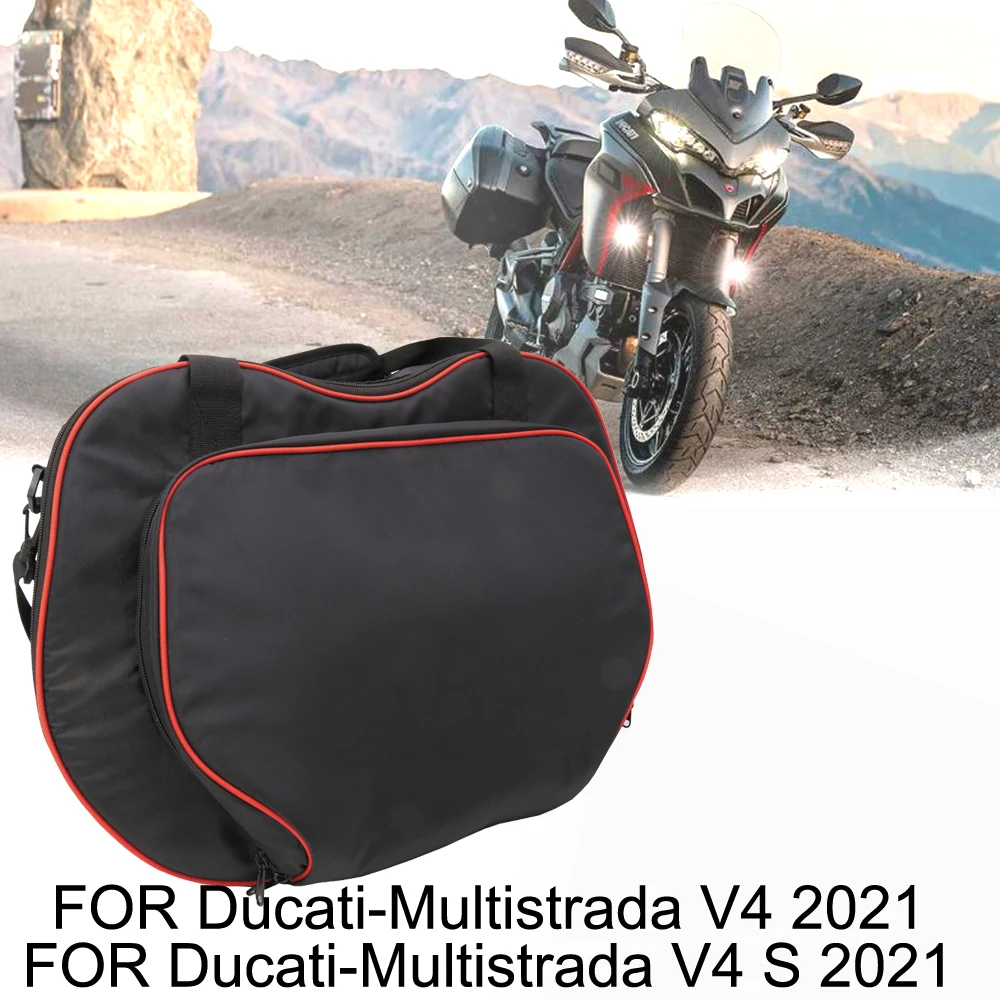 

FOR Ducati Multistrada V4 S 2021 Inner Bags For Plastic Side Panniers Cases Motorcycle Accessories