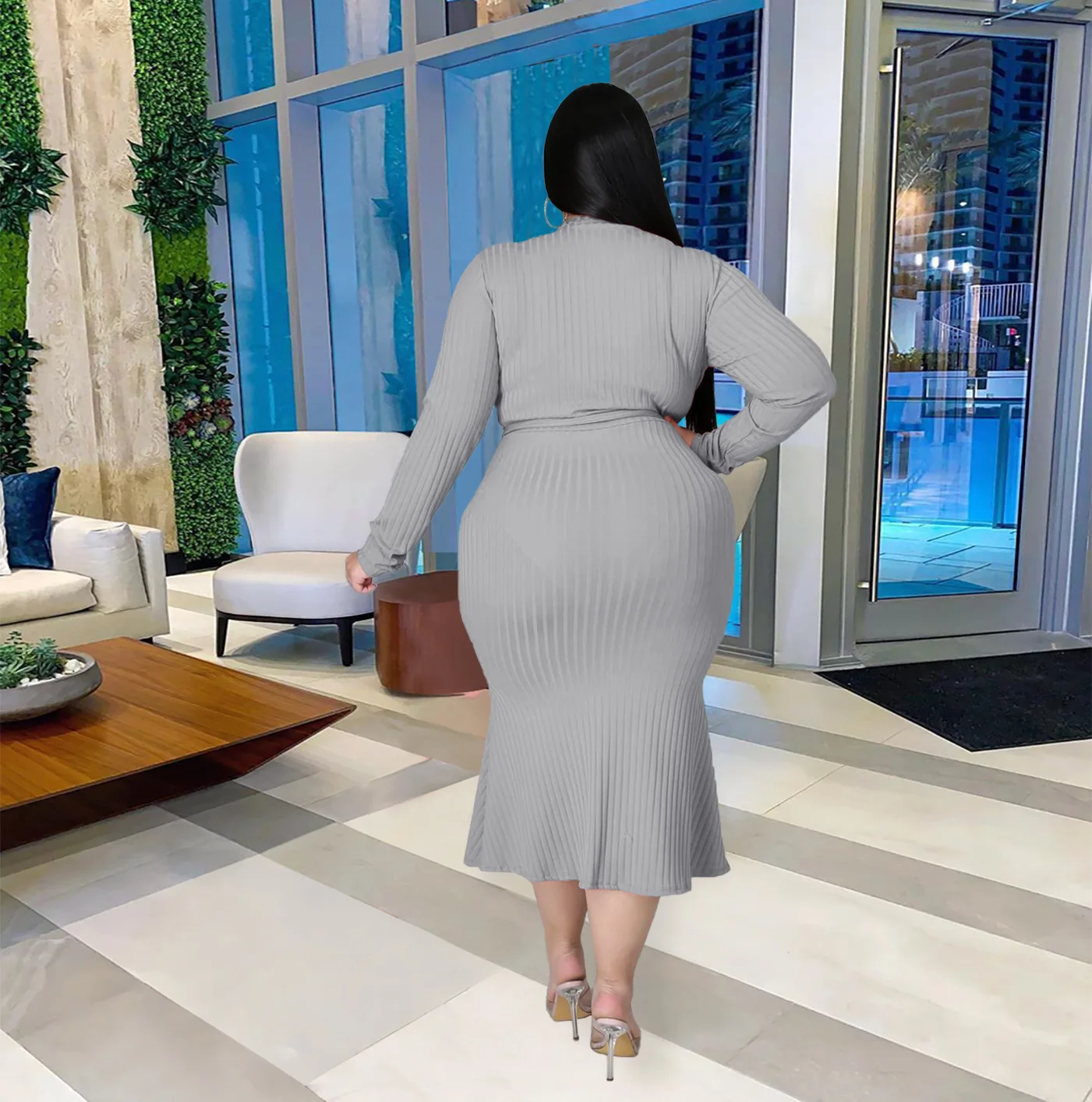 Рисунок 5 - Повседневное однотонное женское платье Cooton