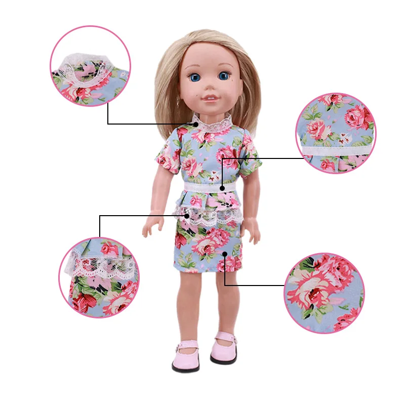 Stylish casual ten-piece handmade suit fits 14-inch Willie Wisher and 32-34 cm Paola Reina doll Nancy clothes EXO doll