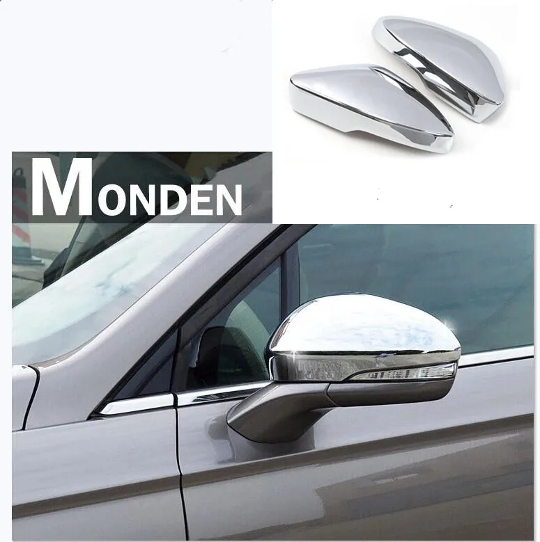 FOR Ford Mondeo For Fusion 2013 -2019 ABS Carbon fibre Print DOOR SIDE-VIEW WING REARVIEW MIRROR COVER TRIM 2PCS