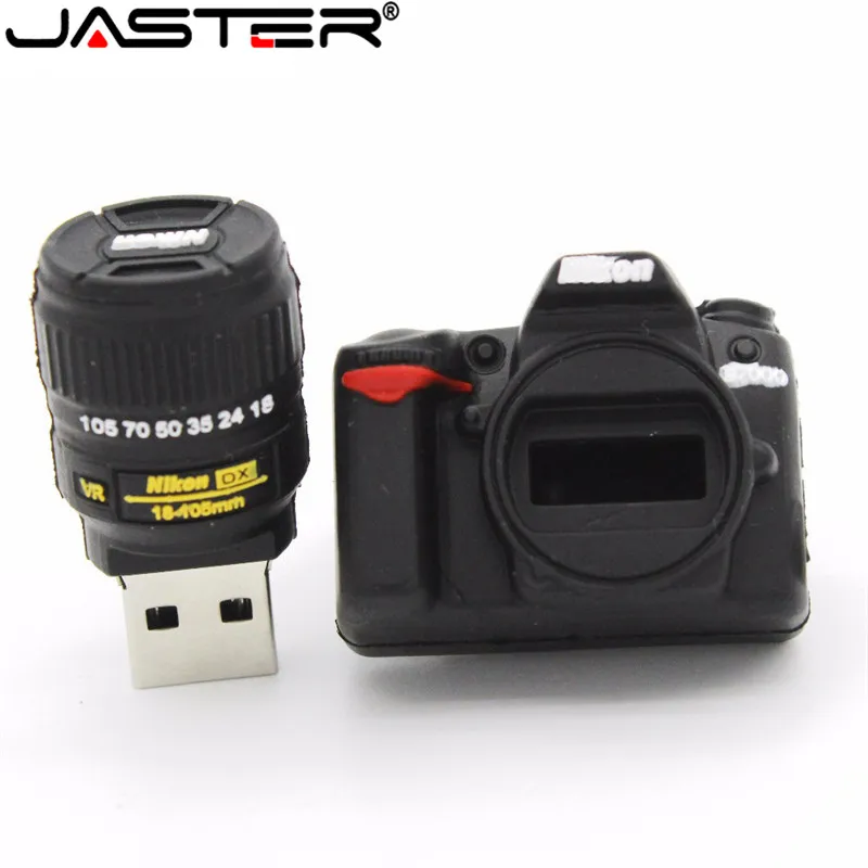 JASTER Pendrive usb 2.0 flash drive 4gb 8gb 16gb 32gb 64gb usb flash drive 128gb cartoon SLR camera usb memory