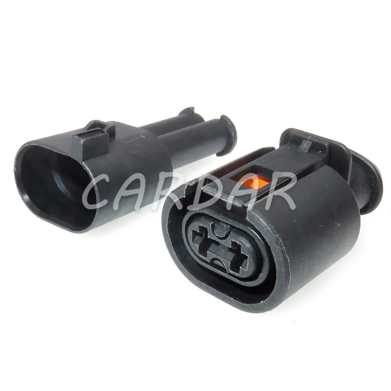 1 Set 2 Pin 6N0 927 997 / 357 973 202 Automotive Connector AC Assembly ABS Sensor Plug For VW Audi