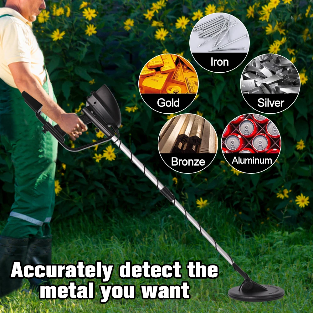 Portable Underground Metal Detector High Sensitivity Jewelry Treasure Gold Metal Detecting Tool Gold Treasure Detector