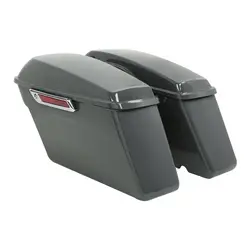 Borse rigide per moto per Harley Touring Road King Electra Glide Street Glide 2014-2024 Gunship grey