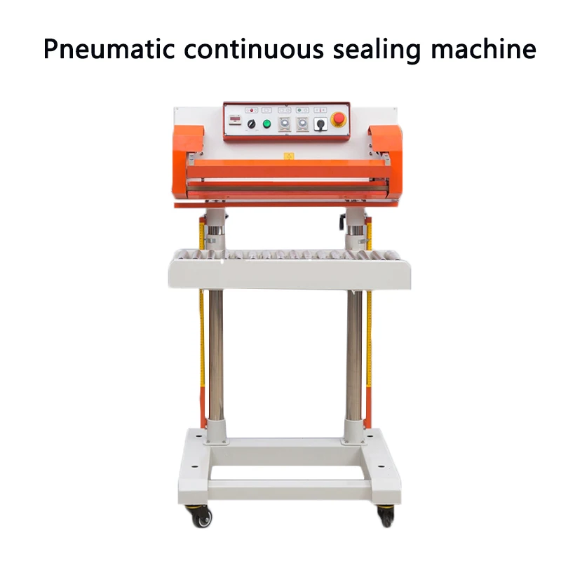 

Sealing machine QLF-700A pneumatic continuous sealing machine automatic rice bag plastic film aluminum foil sealing machine