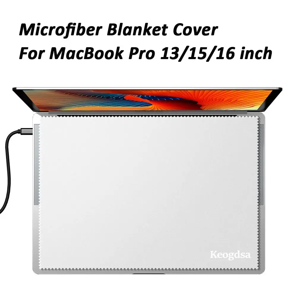 13/15 zoll Mikrofaser Staubdicht Schutz Film Notebook Palm Tastatur Decke Abdeckung Laptop Bildschirm Reinigung Tuch Für MacBookPro