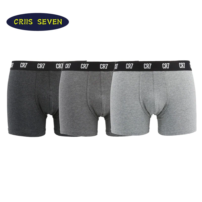 8 pcs/ lot Men\'s Boxer Shorts CR7 Men Underwear Cotton Boxers Sexy  Underpants Men Brand  Male Panties Cristiano Ronaldo