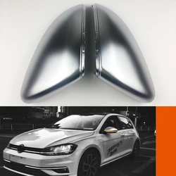 For VW Golf 7 R mk7 7.5 gti Golf 6 MK6 Passat B7 CC Scirocco E-GOLF Polo 6R 6C Side Mirror Case Chrome Door Wing Cover Cap