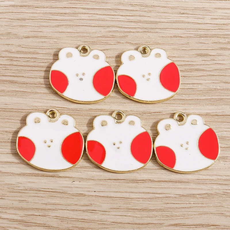 10 teile/los Cartoon Tier Katze Emaille Charms für Schmuck Machen Nette Tropfen Ohrringe Anhänger Halsketten DIY Schlüsselbund Handwerk Liefert – Detail 13
