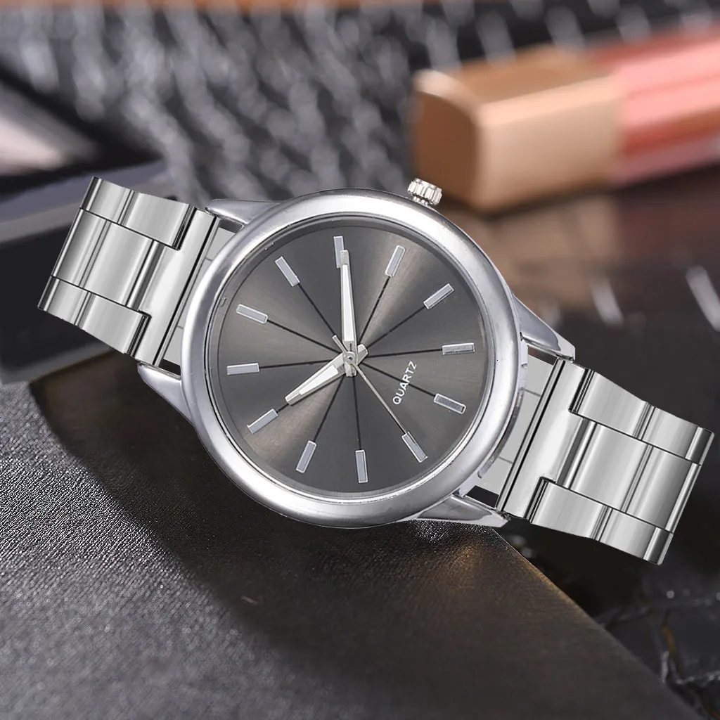 Montre de luxe à quartz en acier inoxydable pour dames, montre sans fil rapide, horloge décontractée, montres-bracelets simples et luxueuses, nouvelle mode