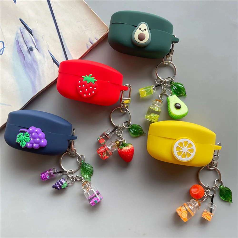 All-Inclusive Silicone  Protective Case Fruit Soft Shell Spare Parts for SONY WF-1000XM4 Wireless Bluetooth Earphone