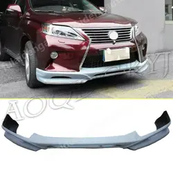 Fits For LEXUS RX350/450h 2013-2015 Unpainted FRONT BUMPER LIP SPOILER Diffuser BODY KIT Moulding Car Accessories 1PCS