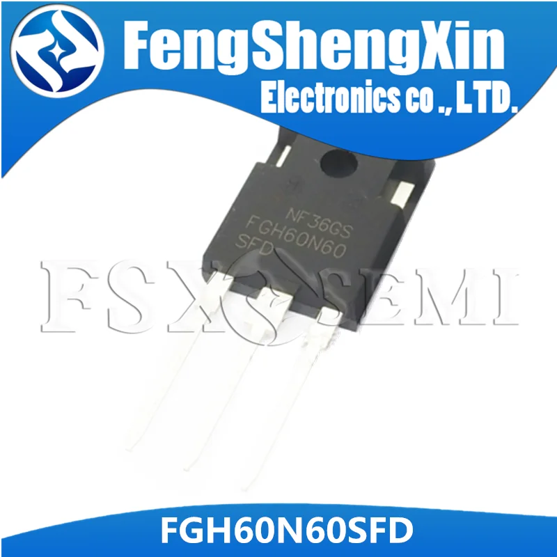 5pcs/lot FGH60N60SFD FGH60N60 60N60 IGBT 600V 120A 378W TO-247